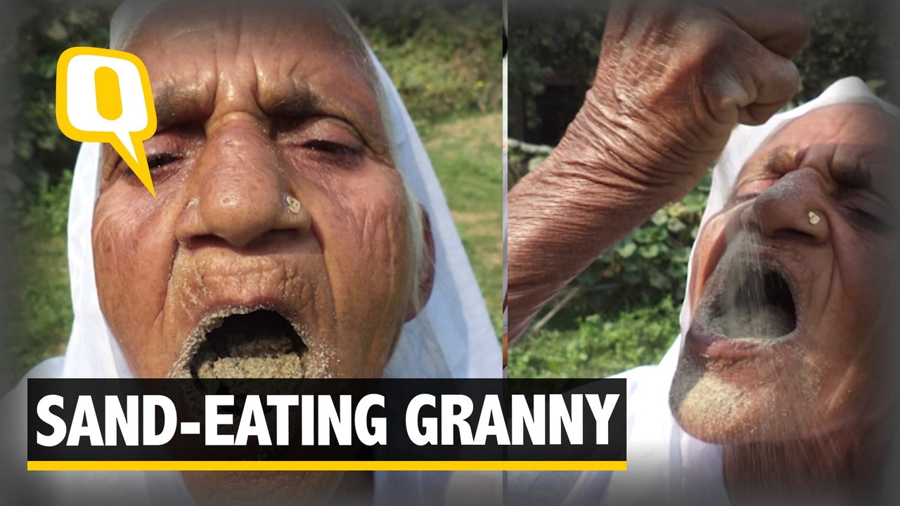The Quint: 78-Year-Old Eats Sand; Claims It to Be the Key to Her Good Health