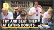 Guess How Many Donuts This Man Can Eat in Eight Minutes