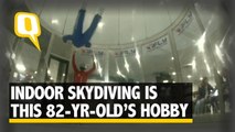 Watch: Indoor Skydiving a Hobby For This 82-Year-Old Grandmother