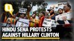 Hindu Sena Extends Support to Donald Trump, Burns Hillary Posters