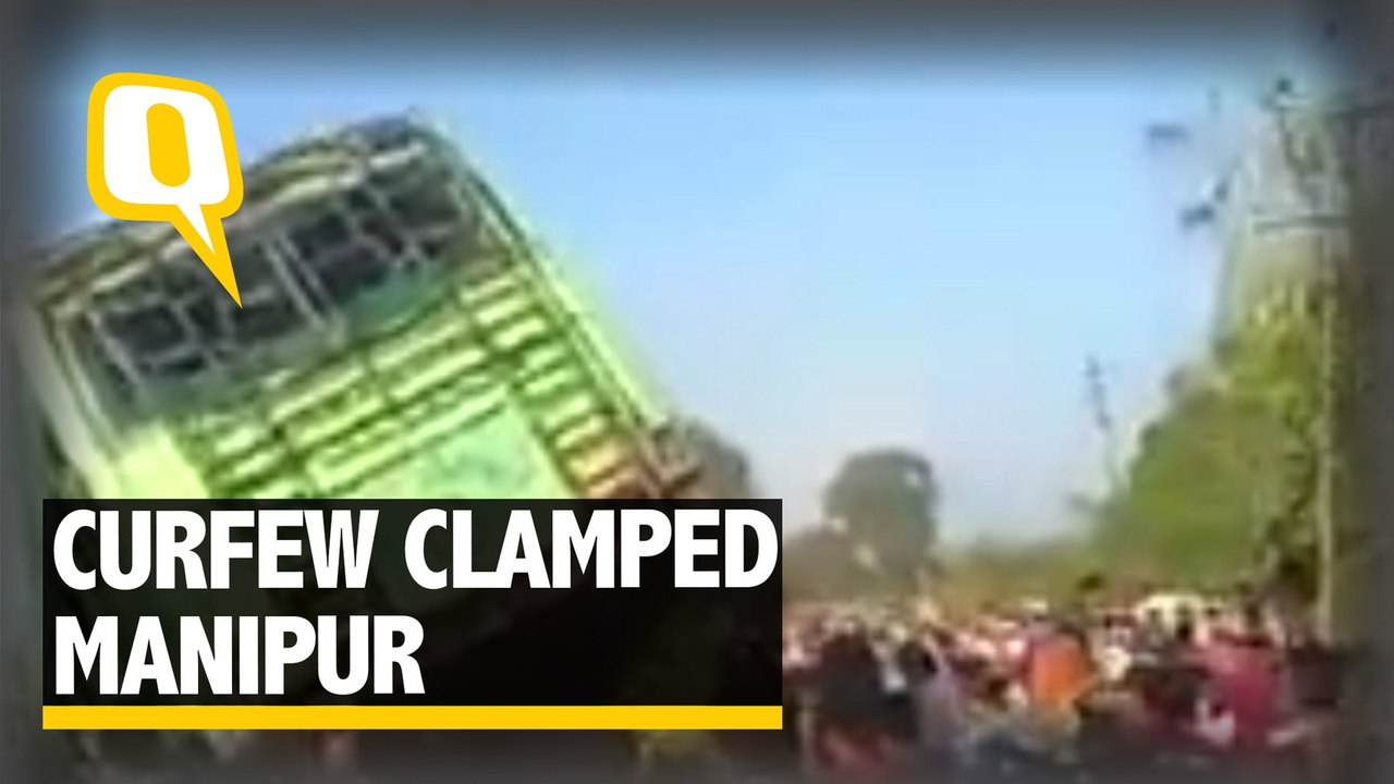 Curfew in Manipur, Violent Protests Over Creation of New Districts
