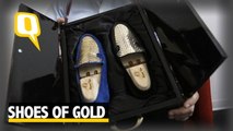 The Quint: This Designer from Italy Brings to You Shoes Made of Gold