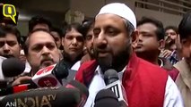 AAP MLA Amanatullah Khan reaches Jamia Nagar Police Station to Surrender