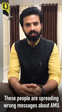 'We're Opposing Fanatical Elements, And Not the President': AMU Student