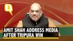 Polls 2018: Amit Shah Address Media After BJP Win in Tripura