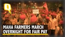 Over 30k Farmers Reach Azad Maidan, To Gherao State Assembly Today