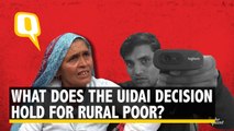 What is at stake for Rural Indian Poor, with non-renewal of CSC-UIDAI contract for Aadhaar enrollment?