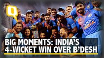 Big Moments: India’s Dramatic Four-Wicket Win Over Bangladesh