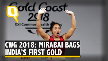 Video herunterladen: CWG 2018: Mirabai Chanu Bags India's First Gold In A Record-Breaking Spree | The Quint