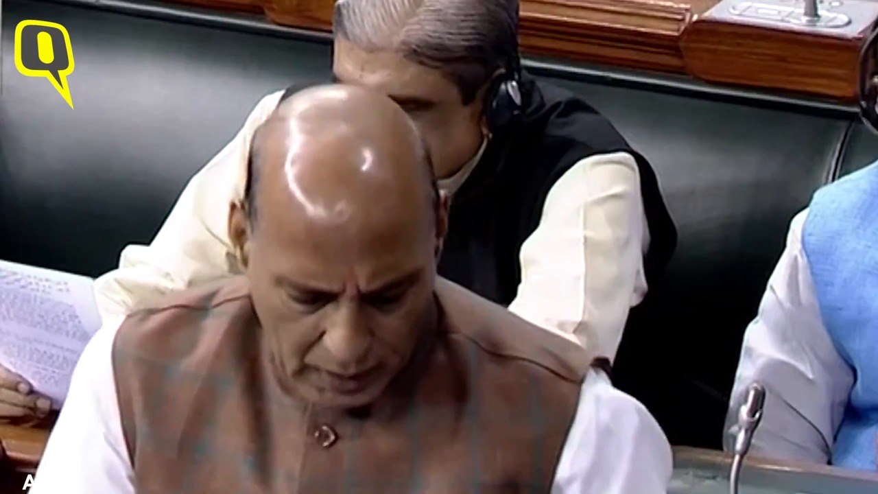 Home Minister Rajnath Singh Addresses Bharat Bandh in Parliament