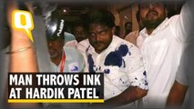 Man Arrested for Throwing Ink at Patidar Leader Hardik Patel