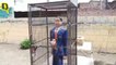Statue of BR Ambedkar Placed Inside an Iron Cage in Badaun, UP