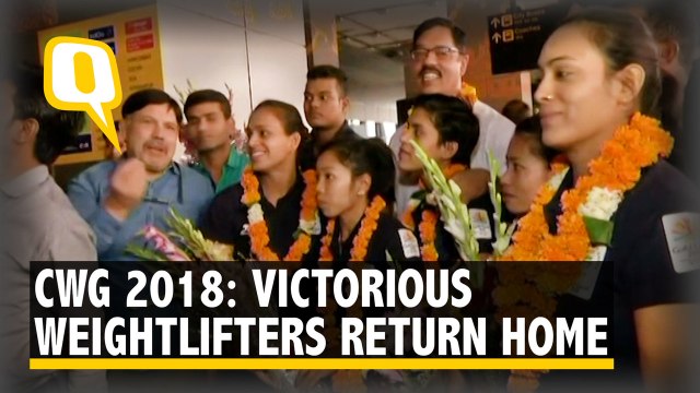 CWG 2018: Victorious Weightlifters Return to India, Now Eye Golden Run at Asian Games