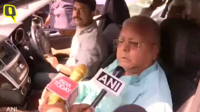 BJP Is Conspiring to Ruin My Health: Lalu Prasad Yadav