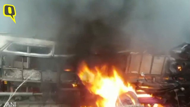 At Least 27 Dead as Overturned Bus Catches Fire in Bihar’s Motihari