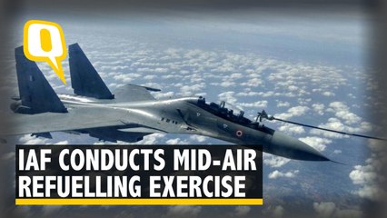 IAF Conducts Mid-Air Refuelling as Part of Gagan Shakti 2018 Exercises