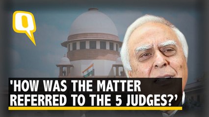 Descargar video: How Was CJI Issue Referred to 5 Judges: Kapil Sibal on SC Hearing