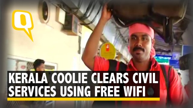 #GoodNews: Kerala Coolie Clears Civil Service Exam Using Free WiFi