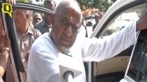 H. D. Deve Gowda Casts His Vote In Karnataka's Hassan