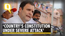 Country’s Constitution Under Severe Attack: Rahul Gandhi