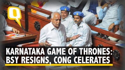 Karnataka Game Of Thrones: BSY Resigns, Congress-JD(S) Celebrate