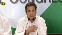 Rahul Gandhi addresses media after BS Yeddyurappa resigns as Karnataka CM