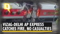 Fire Breaks out in 4 Coaches of Ap Express near Birlanagar Station in Gwalior