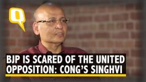 'BJP Is Scared Of The Opposition Uniting', Claims Congress Leader Abhishek Manu Singhvi