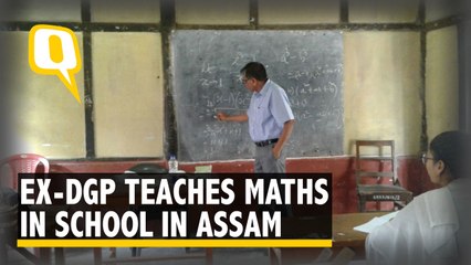 Assam’s Ex-DGP Teaches Mathematics at Govt School Post-Retirement