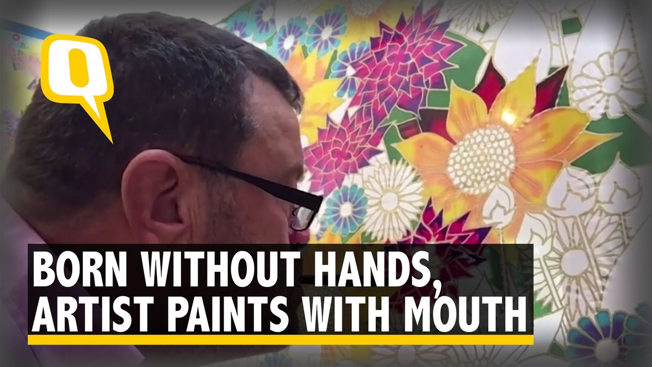 Art knows no boundaries and this artist knows no hindrances