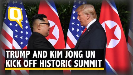 Trump and Kim Finally Meet, Months After Trading Insults