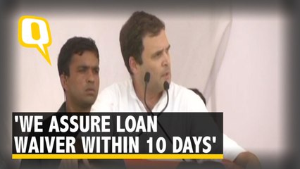 Farm Loan Waiver 10 Days After Coming to Power: Rahul in Mandsaur