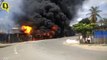Several Houses Burn After Fuel Tanker Explodes in Chikkamagaluru