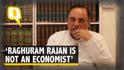 Download Video: Raghuram Rajan Is Not An Economist: Subramanian Swamy