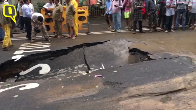 Pipeline Bursts Near Mumbai’s Metro Cinemas, Road Caves In