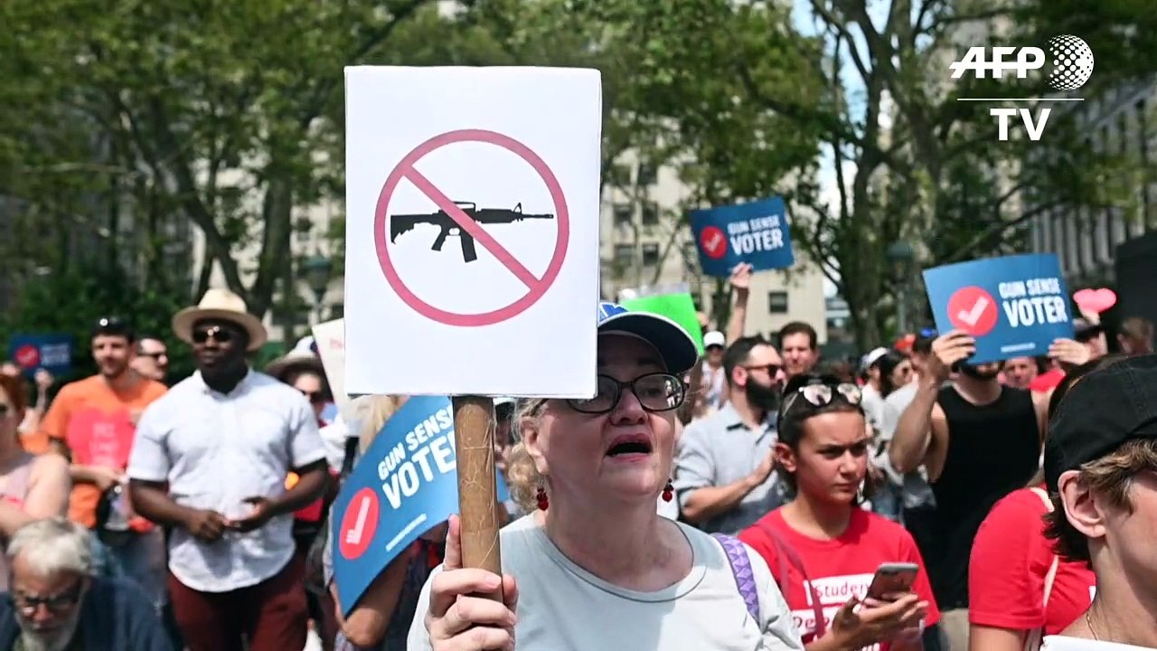Rassemblement contre les violences par armes à feu à New York