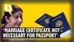 Marriage Certificate Not Required to Issue Passport: Sushma Swaraj