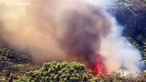 50 Meter hohe Flammen: Waldbrand wütet weiter auf Gran Canaria