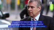 Prince Andrew Releases Statement Distancing Himself From Jeffrey Epstein