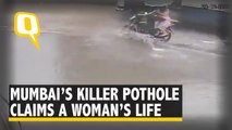 Caught on CCTV: Mumbai Rains Claims A Woman’s Life