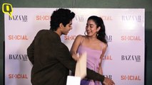 Q&A with Ishaan Khatter and Janhvi Kapoor at Harper's Bazaar Issue Launch
