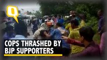 BJP Supporters Thrash Cops in West Midnapore