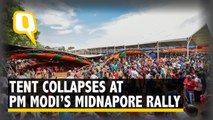 Tent Collapses During PM Modi’s Midnapore Speech, 22 Injured