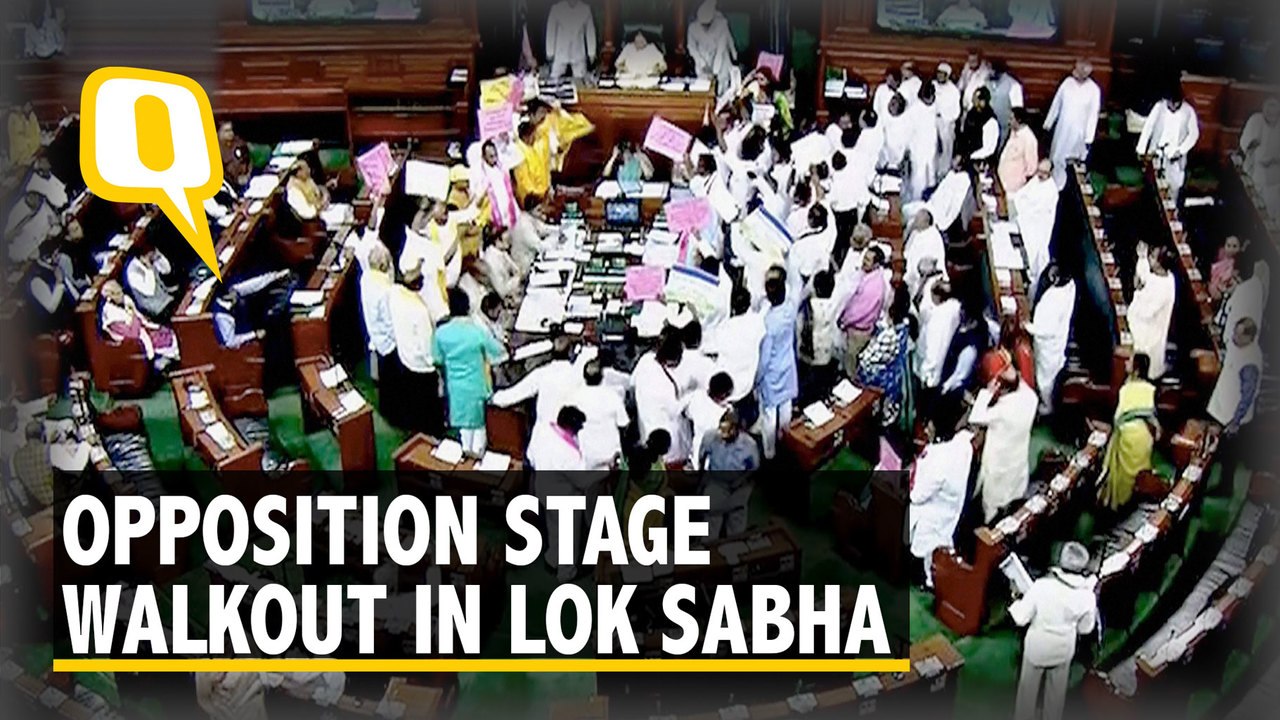 Opposition Stage Walkout in LS Over Lynching Issue