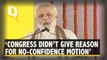 Modi Slams Rahul’s ‘Unwanted’ Hug, Says United Oppn Will Help BJP