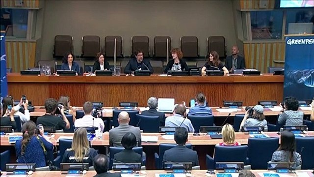 Actor español Bardem exigió en la ONU un tratado global de los océanos