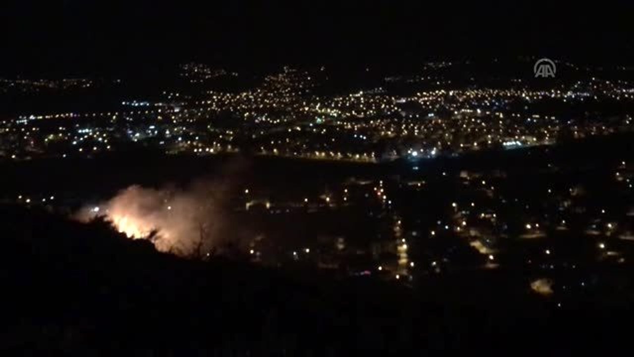 Otluk alanda yangın