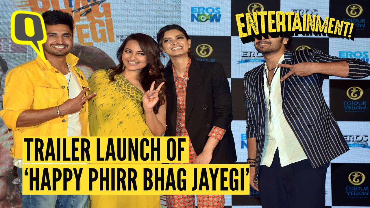 Fun Moments From Trailer Launch of Happy Phirr Bhag Jayegi