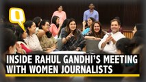 Inside Congress President Rahul Gandhi’s Meeting With Women Journalists