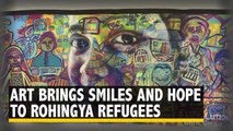 Art Brings Hope And Smiles to Rohingya Refugee Camps in Bangladesh